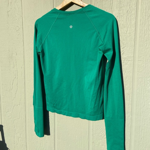 Lululemon swiftly tech long sleeve emerald ice kelly green shirt 2.0 cascadia - Picture 5 of 7